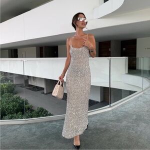 chinese dress ladies Zara Peach Crochet Detail Sleeveless Dress | Gently used